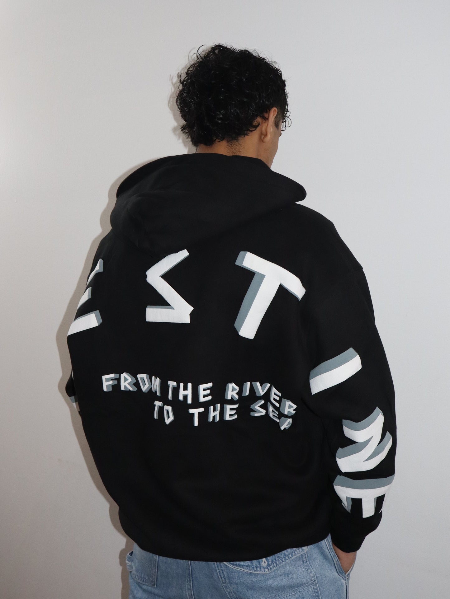 Echoes of Palestine ( Black zip up)