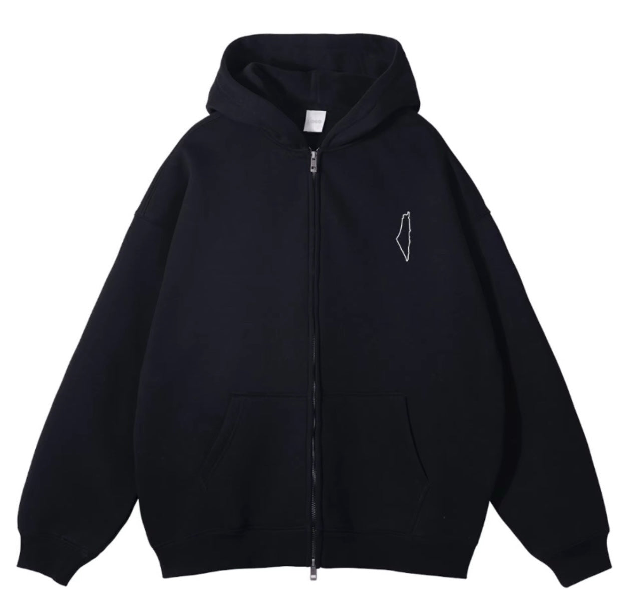 Echoes of Palestine ( Black zip up)